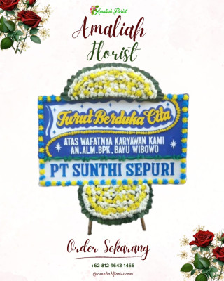 Papan Bunga Duka di Kauman