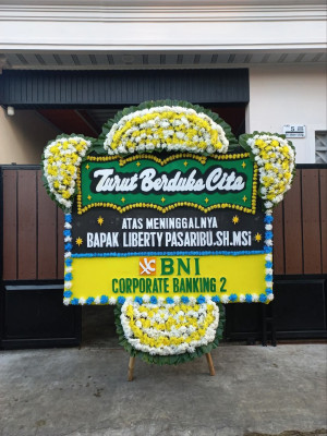 Papan Bunga Duka di Kauman
