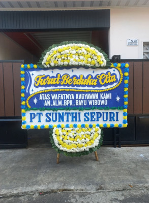Papan Bunga Duka di Kauman