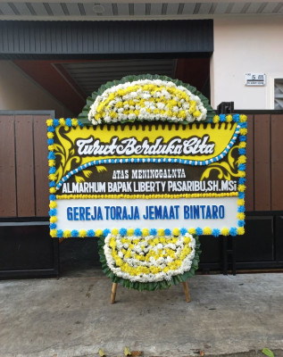 Papan Bunga Duka di Kauman