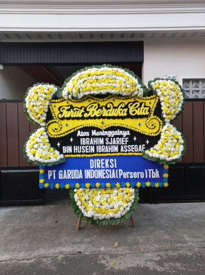 Papan Bunga Duka di Kauman