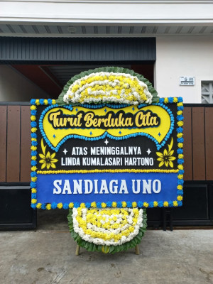 Papan Bunga Duka di Kauman